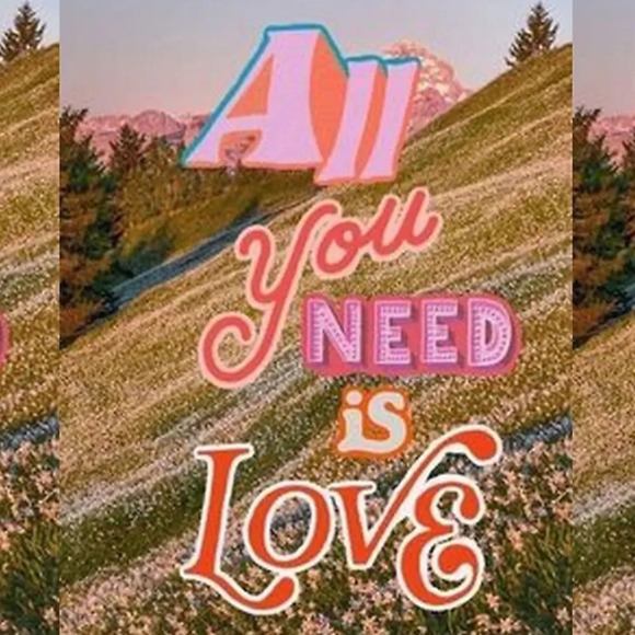 NEW! “All You Need Is Love” Pillowcase Cover ❤️ - Picture 6 of 6